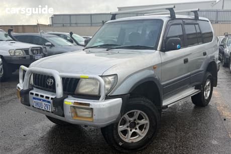 Silver 2001 Toyota Landcruiser Prado Wagon Gxl (4X4)