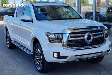 White 2026 GWM Cannon Alpha Dual Cab Utility Ultra Phev (4X4)