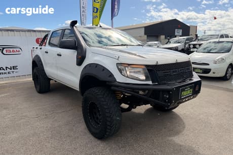 White 2013 Ford Ranger Dual Cab Utility Xl 3.2 (4X4)