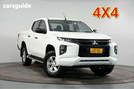 White 2021 Mitsubishi Triton Double Cab Pick Up Glx+ (4X4)