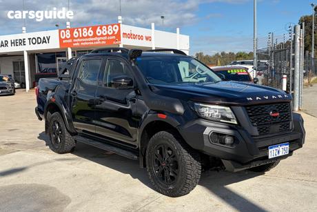 Black 2021 Nissan Navara Dual Cab Pick-up Pro-4X (4X4)