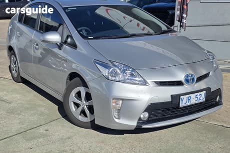 Silver 2013 Toyota Prius Hatchback Hybrid