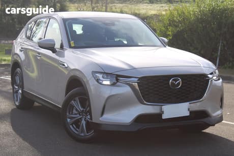 Silver 2024 Mazda CX-60 Wagon P50E Evolve Phev
