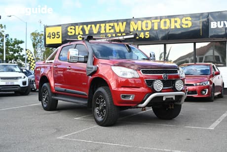 Red 2013 Holden Colorado Crew Cab Pickup Ltz (4X4)