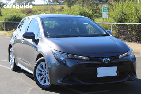 Grey 2025 Toyota Corolla Hatchback Ascent Sport Hybrid