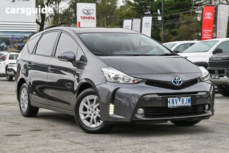 Grey 2017 Toyota Prius V Wagon Hybrid
