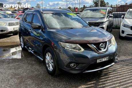 Blue 2017 Nissan X-Trail Wagon St-L 7 Seat (2Wd)