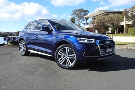 Blue 2018 Audi Q5 Wagon 2.0 Tdi Quattro Sport