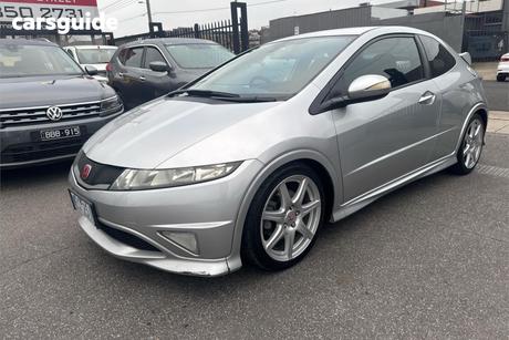 Silver 2007 Honda Civic Hatchback Type R