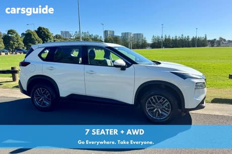 White 2023 Nissan X-Trail Wagon St (4Wd) 7 Seat