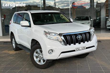 White 2015 Toyota Landcruiser Prado Wagon Gxl (4X4)