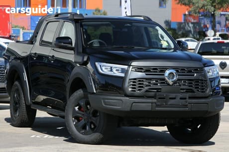 Black 2025 GWM Cannon Dual Cab Utility Xsr (4X4)