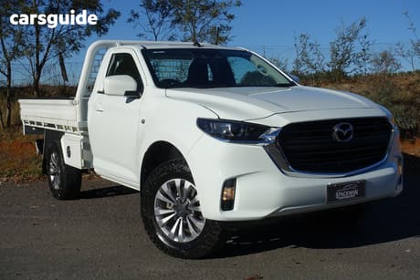 White 2021 Mazda BT-50 Cab Chassis Xt (4X4)