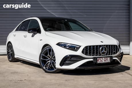 White 2024 Mercedes-Benz A35 Sedan 4Matic