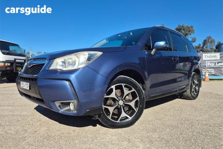 Blue 2013 Subaru Forester Wagon 2.0Xt Premium