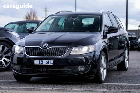 Black 2016 Skoda Octavia Wagon 110 Tsi Style