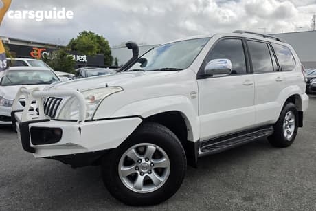 White 2007 Toyota Landcruiser Prado Wagon Gxl (4X4)