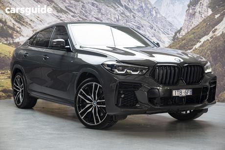 Grey 2022 BMW X6 Coupe Xdrive30D M Sport