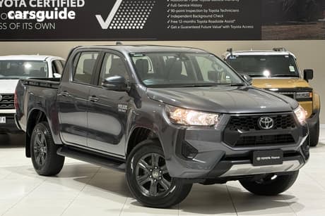 Silver 2025 Toyota Hilux Ute Tray HILUX 4X2 SR 2.8L T DIESEL AUTOMATIC DOUBLE CAB