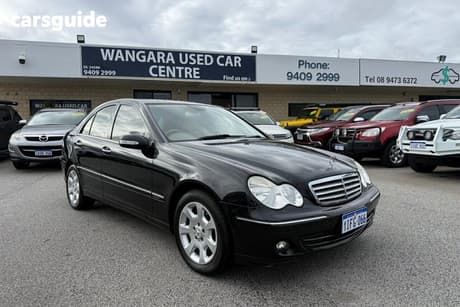 Black 2006 Mercedes-Benz C180 Sedan Kompressor Classic