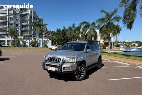 Silver 2004 Toyota Landcruiser Prado Wagon Gxl (4X4)