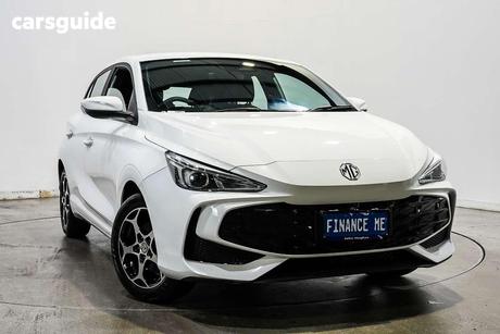White 2025 MG MG3 Hatchback Excite