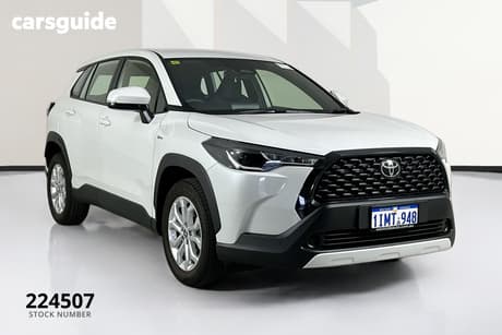 White 2025 Toyota Corolla Cross Wagon Gx 2Wd Hybrid