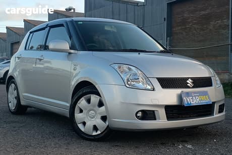 Silver 2006 Suzuki Swift Hatchback