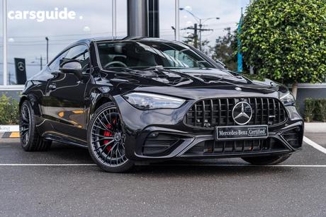 Black 2025 Mercedes-Benz Cle300 Coupe 4Matic Mhev