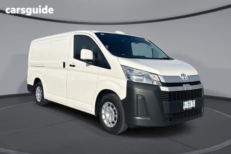 White 2022 Toyota HiAce Van Lwb (4 Door Option)