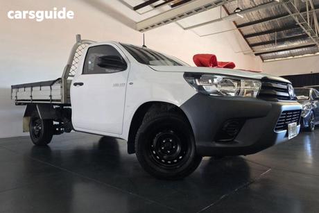 White 2021 Toyota Hilux Cab Chassis Workmate