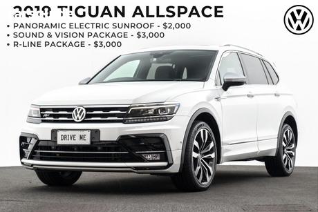 White 2019 Volkswagen Tiguan Wagon Allspace 162 Tsi Highline