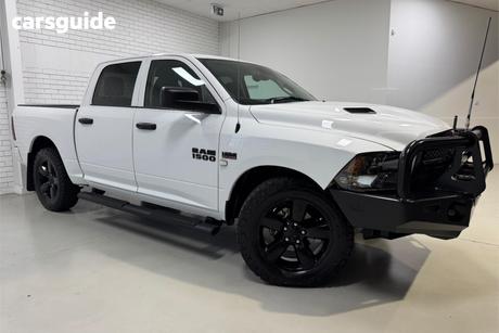 White 2023 RAM 1500 Crew Cab Utility Express