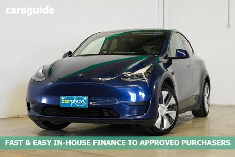 Blue 2023 Tesla Model Y Wagon Rear-Wheel Drive