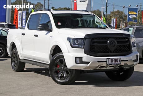 White 2026 GWM Cannon Alpha Dual Cab Utility Ultra Phev (4X4)