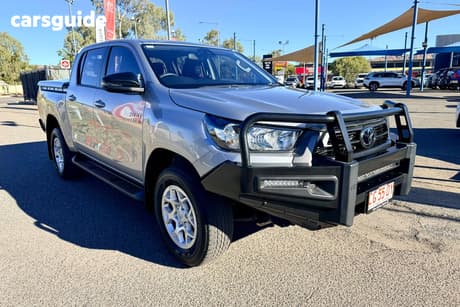Silver 2023 Toyota Hilux Double Cab Pick Up Sr (4X4)