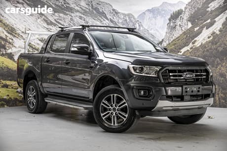 Grey 2022 Ford Ranger Double Cab Pick Up Wildtrak 3.2 (4X4)