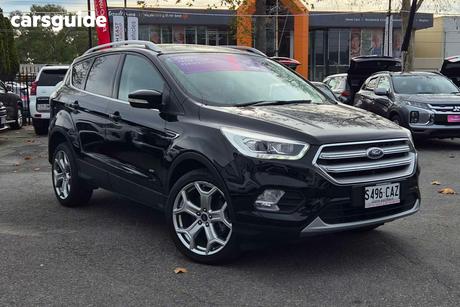 Black 2018 Ford Escape Wagon Titanium (Awd)