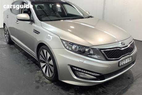 Silver 2013 Kia Optima Sedan Platinum