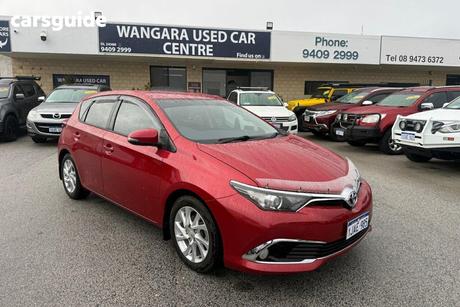 Red 2016 Toyota Corolla Hatchback Ascent Sport