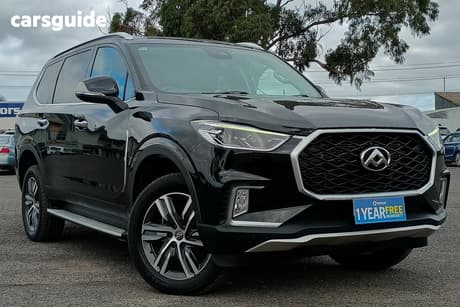 Black 2021 LDV D90 Wagon Executive (4Wd) D20