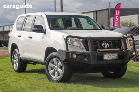 White 2016 Toyota Landcruiser Prado Wagon Gx (4X4)