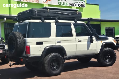 White 2011 Toyota Landcruiser Wagon Workmate (4X4)