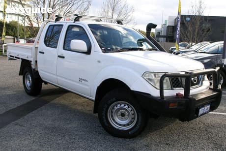White 2012 Nissan Navara Dual Cab Pick-up Rx (4X4)
