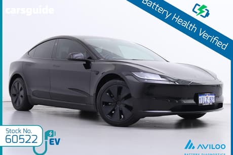 Black 2024 Tesla Model 3 Sedan Rear-Wheel Drive