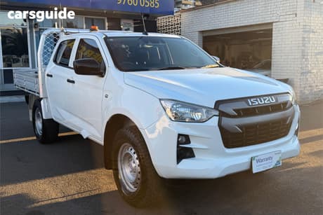 White 2020 Isuzu D-MAX Crew Cab Chassis Sx (4X2)