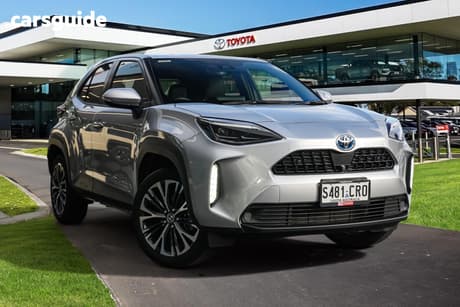 Silver 2022 Toyota Yaris Cross Wagon Urban Hybrid