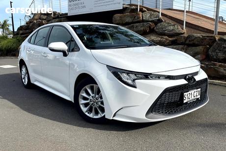White 2021 Toyota Corolla Sedan Ascent Sport