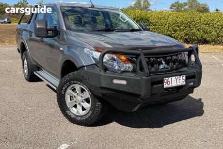Grey 2018 Mitsubishi Triton Dual Cab Utility Glx Plus (4X4)