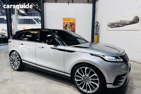 Silver 2018 Land Rover Range Rover Velar SUV D300 R-DYNAMIC SE 4WD